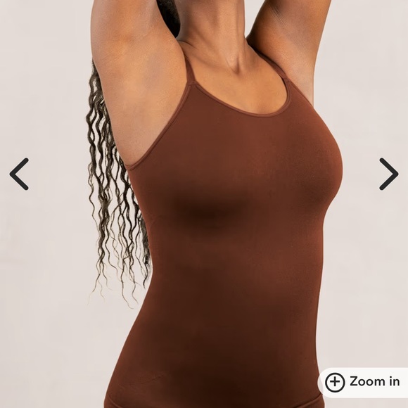 Shapermint Empetua Essentials All Day Every Day Scoop Neck Cami BEIGE SMALL+ XXL - Picture 9 of 16